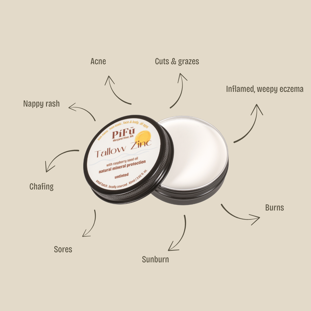 Tallow Zinc | Natural Mineral Protection