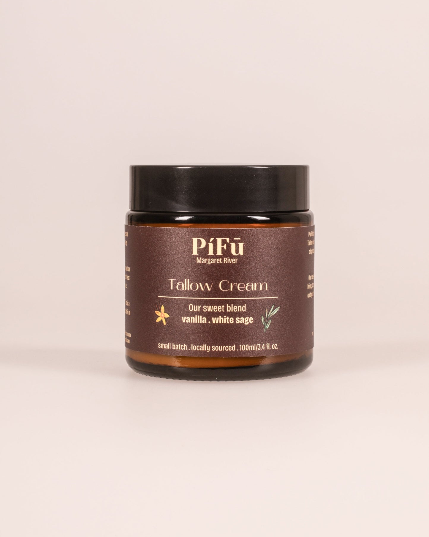 Tallow Cream Daily Moisturiser | Our Sweet Blend (Vanilla & White Sage)