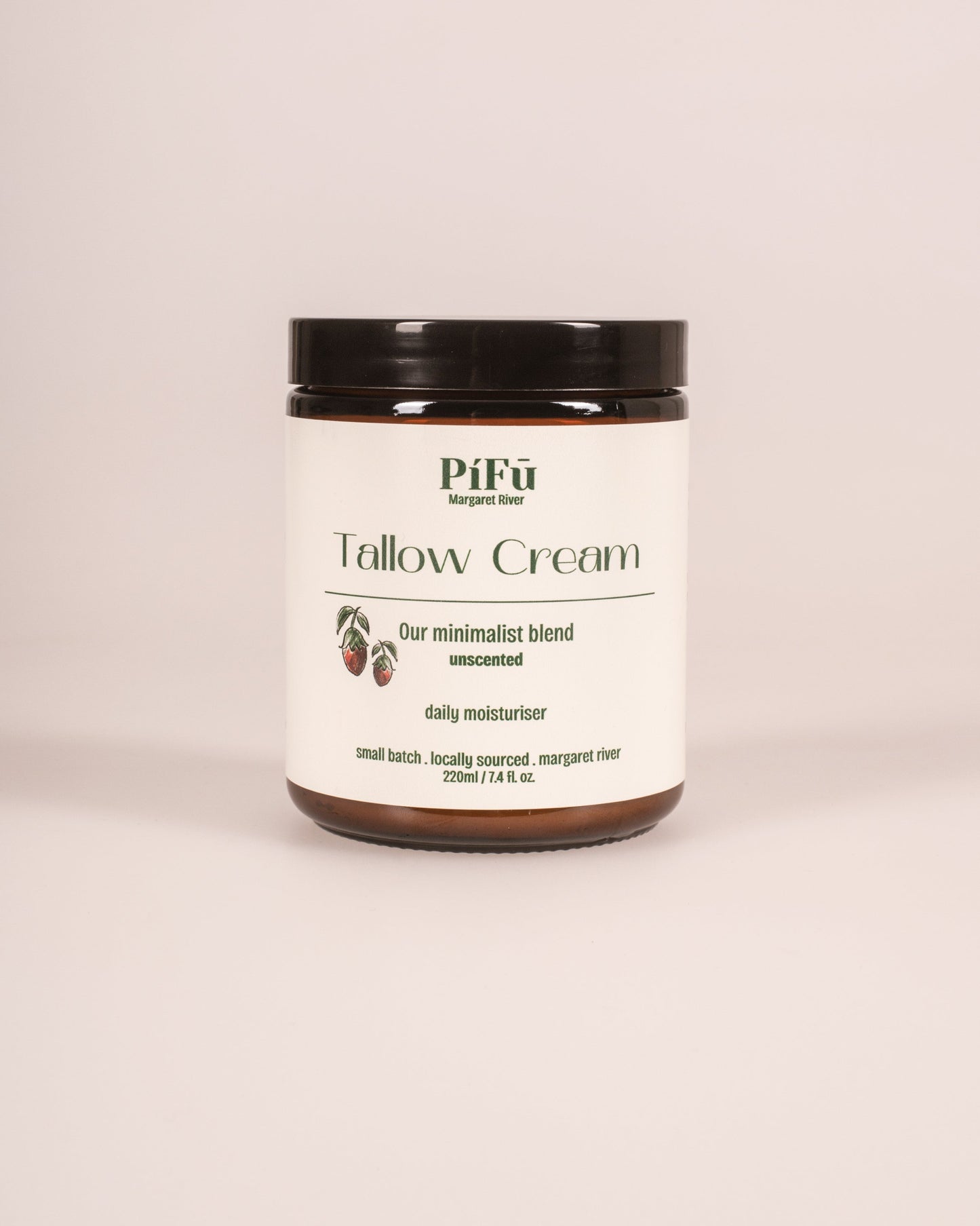 Tallow Cream Daily Moisturiser | Our Minimalist Blend (Unscented)