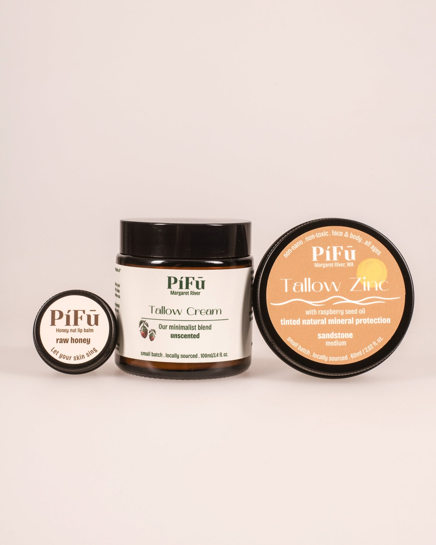 Summer Bundle | Daily Moisturiser (Unscented) + Zinc + Lip Balm