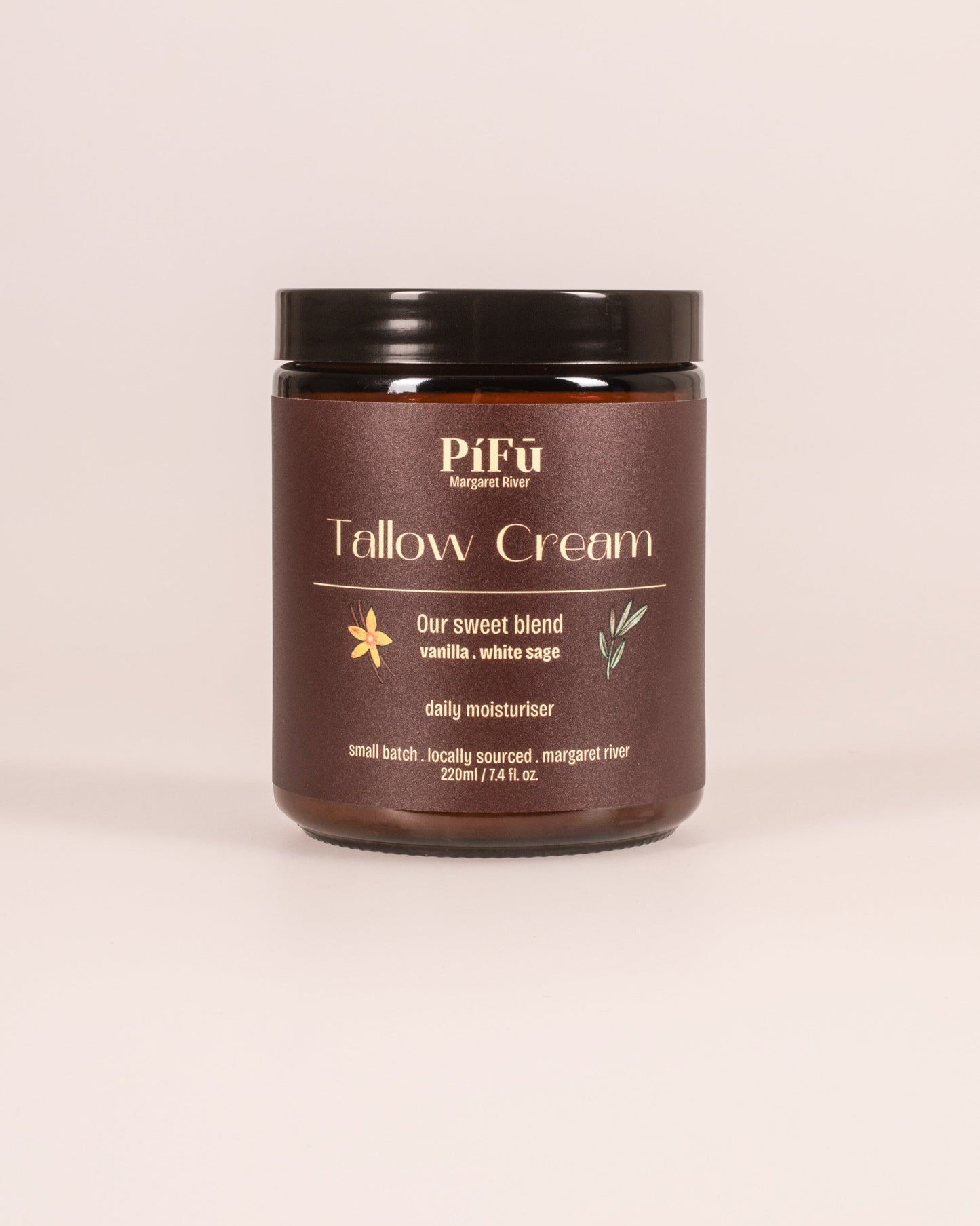 Tallow Cream Daily Moisturiser | Our Sweet Blend (Vanilla & White Sage)