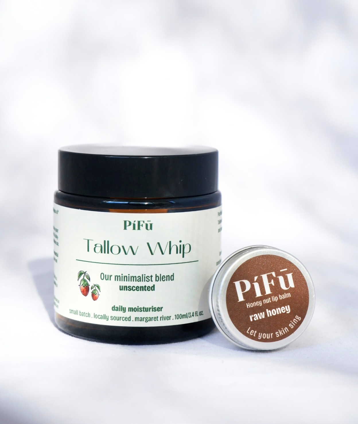 Tallow All Over Bundle - Unscented Daily Tallow Moisturiser + Lip Balm