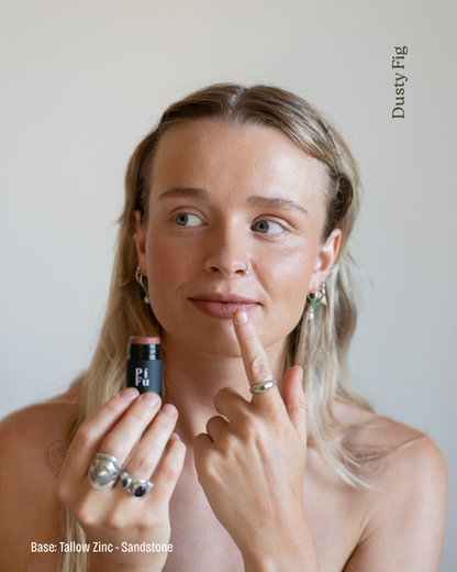 Tallow Lip/Blush Multistick with Zinc