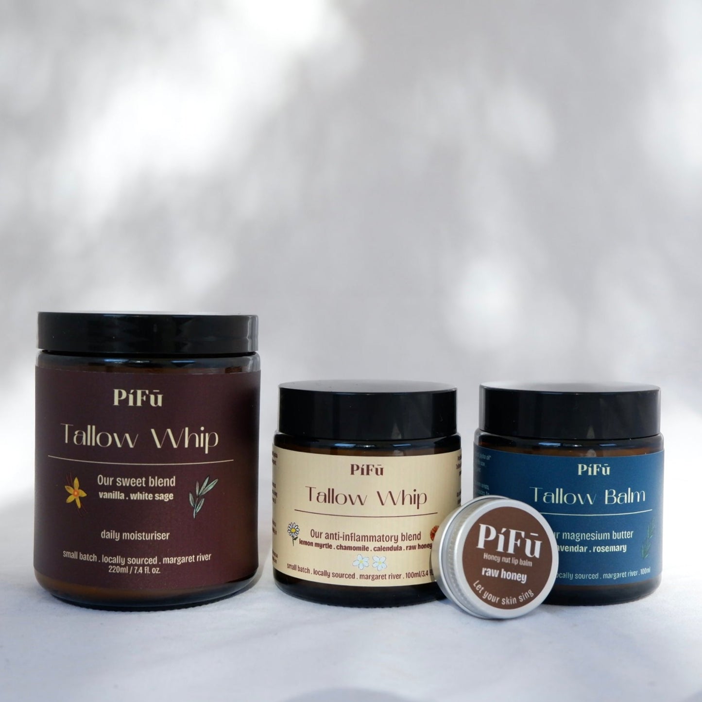 Ultimate Tallow Skincare Bundle with Vanilla & White Sage