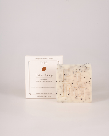 Tallow Soap | Castor Oil and Kaolin Clay